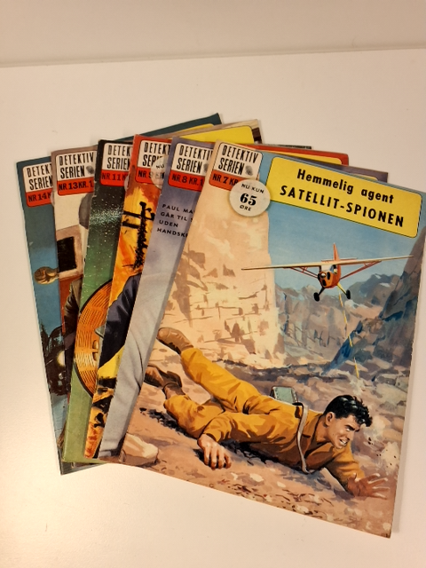 Vintage Tegneserie samling 1940,erne til 1960,erne